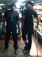 Thumbnail image for Tyler The Creator & Pusha T Rocking Some Nice Clothes on a Video Shoot