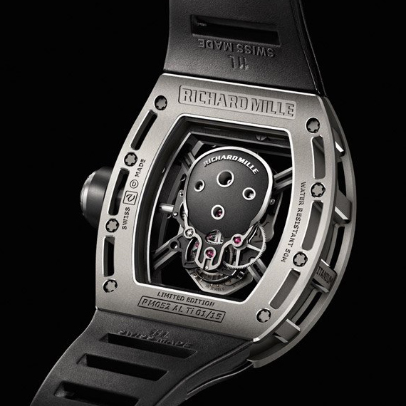 richard-mille-tourbillon-RM-052-skull-02 Richard Mille Tourbillon Skull Watch