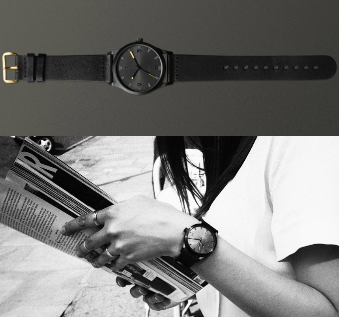 men's black watch
